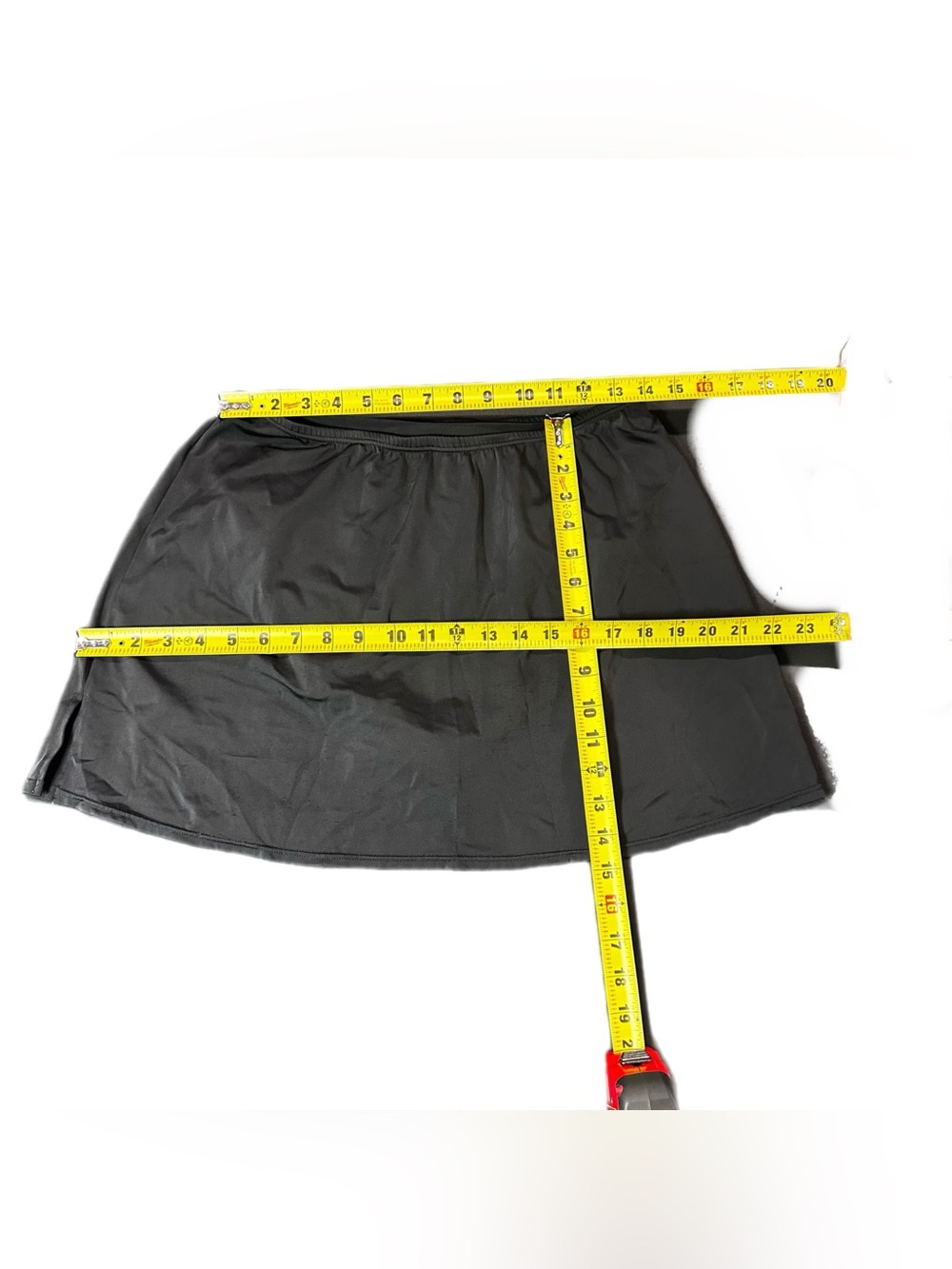 Black Swim Bottom Modest Skirt Cover Up Swimwear Approx Size L - Picture 8 of 8